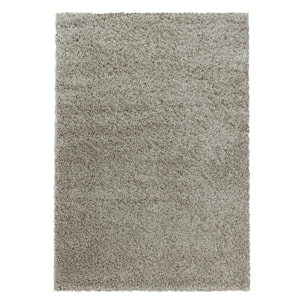 SYDNEY - Tapis shaggy uni à poils longs beige - SYD3000BEI