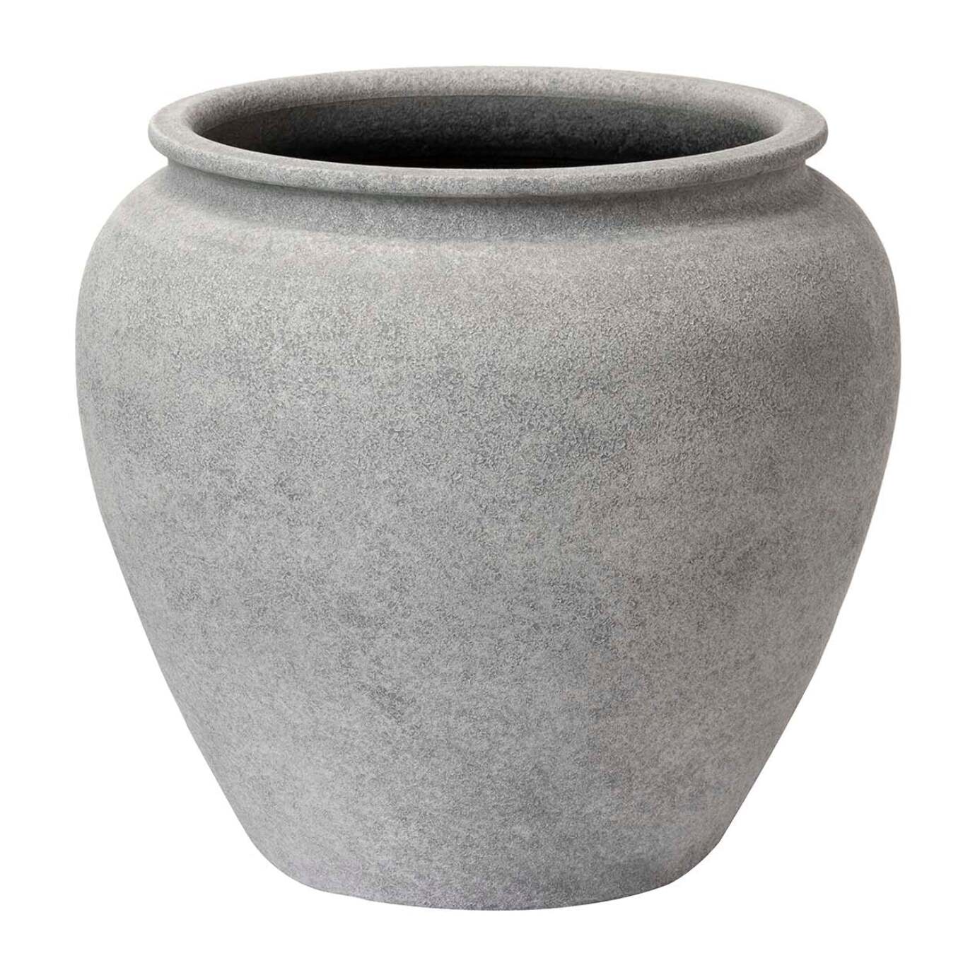 Macetero Ceramica Gris 35x35x30 Cm