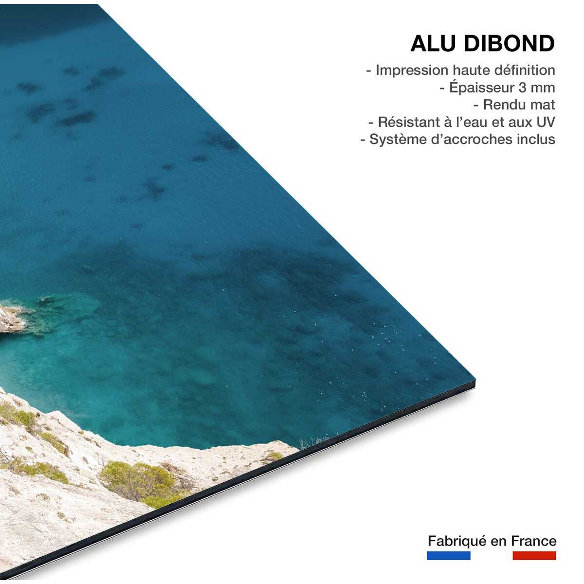 Tableau zante les cyclades Tableau alu Dibond