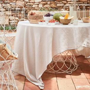 Nappe en lin lavé, AUTOUR DU LIN