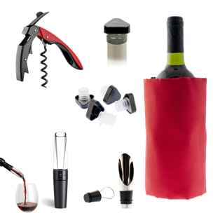Apérifun - Set prestige 6 pièces pour dégustation des vins - Rouge
