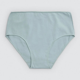 Confezione da 4 mutandine basicohe a vita alta in cotone