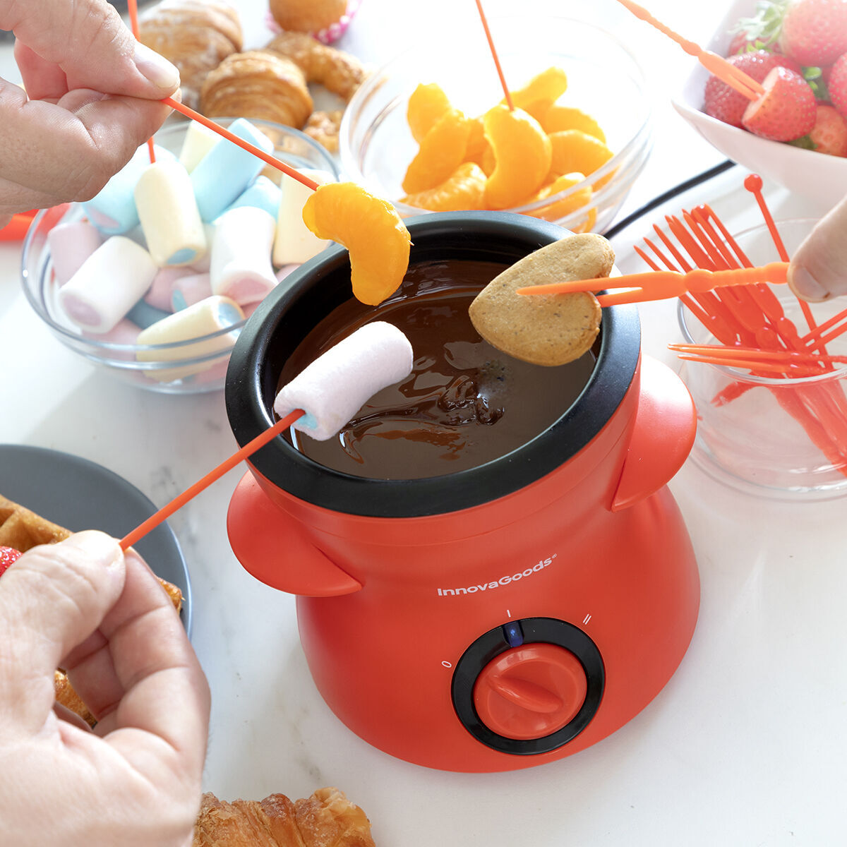 Fondue de Chocolate con Accesorios Fonlat InnovaGoods