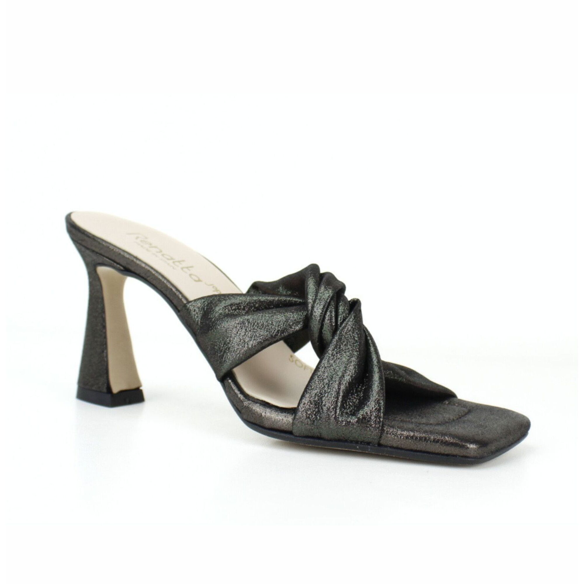 Sandalia nudo. Tacón de 7 cm