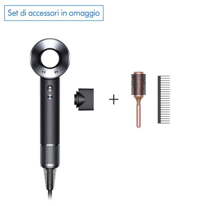 Phon Asciugacapelli Dyson Supersonic Origin™ (Nero) con Set di spazzola e pettine in omaggio