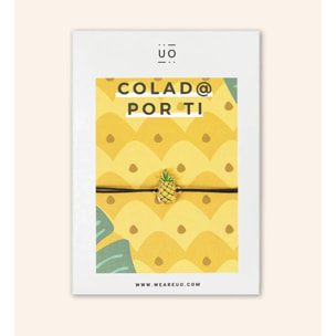 Pulsera charm "Estoy colad@ por ti"