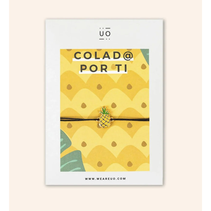 Pulsera charm "Estoy colad@ por ti"