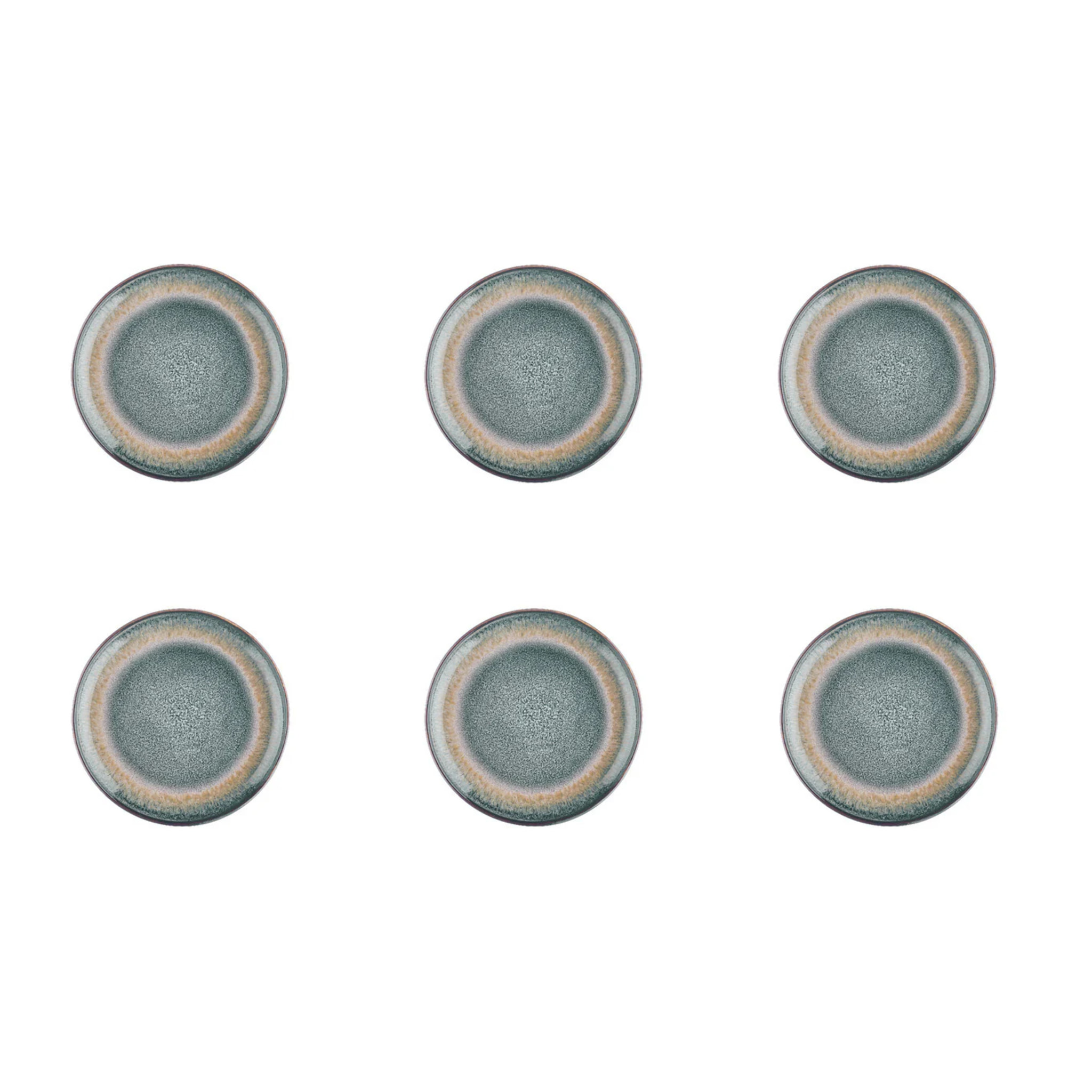 Assiette GENESIS Ø16,5cm - 6 pièces - Terre