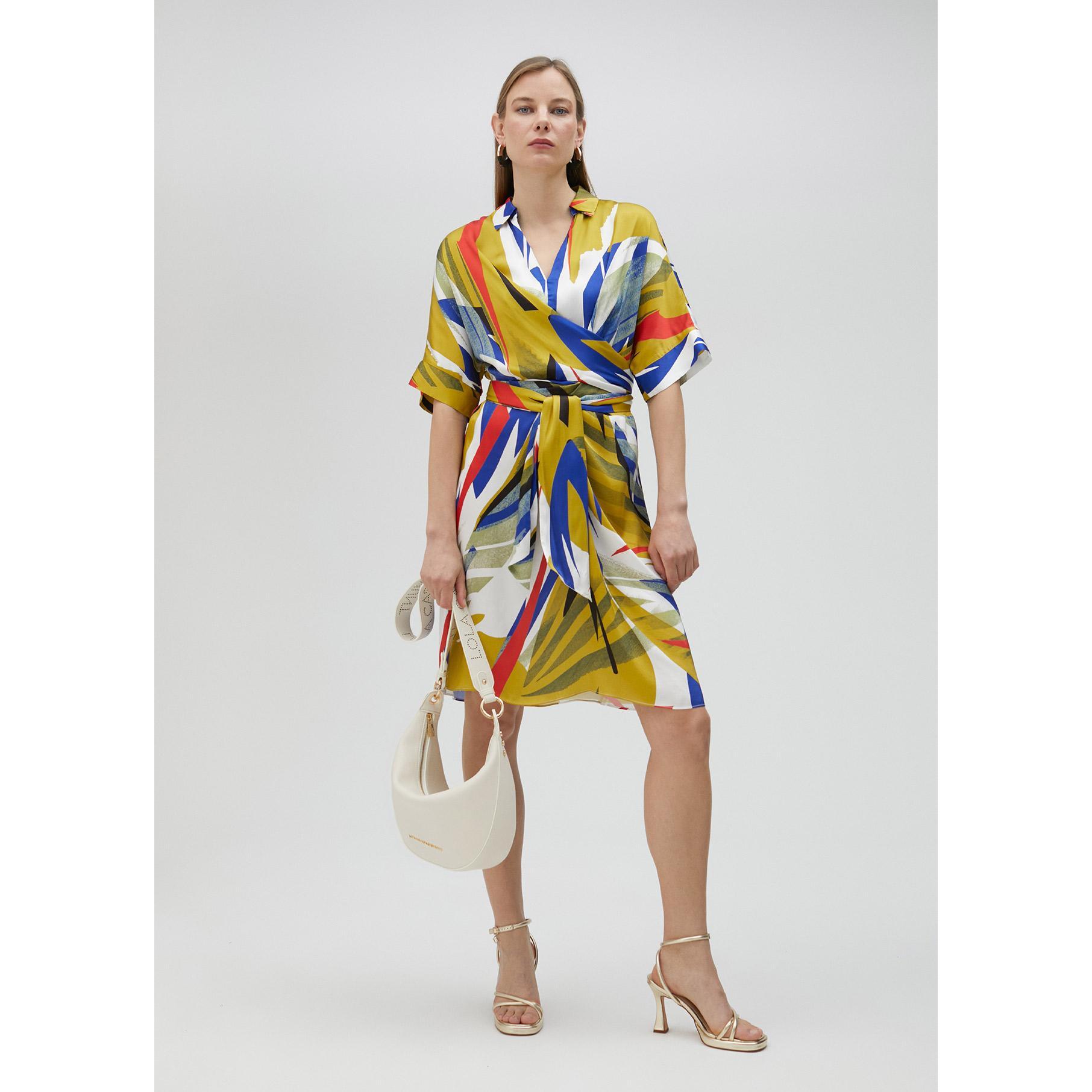 Vestito corto con stampa