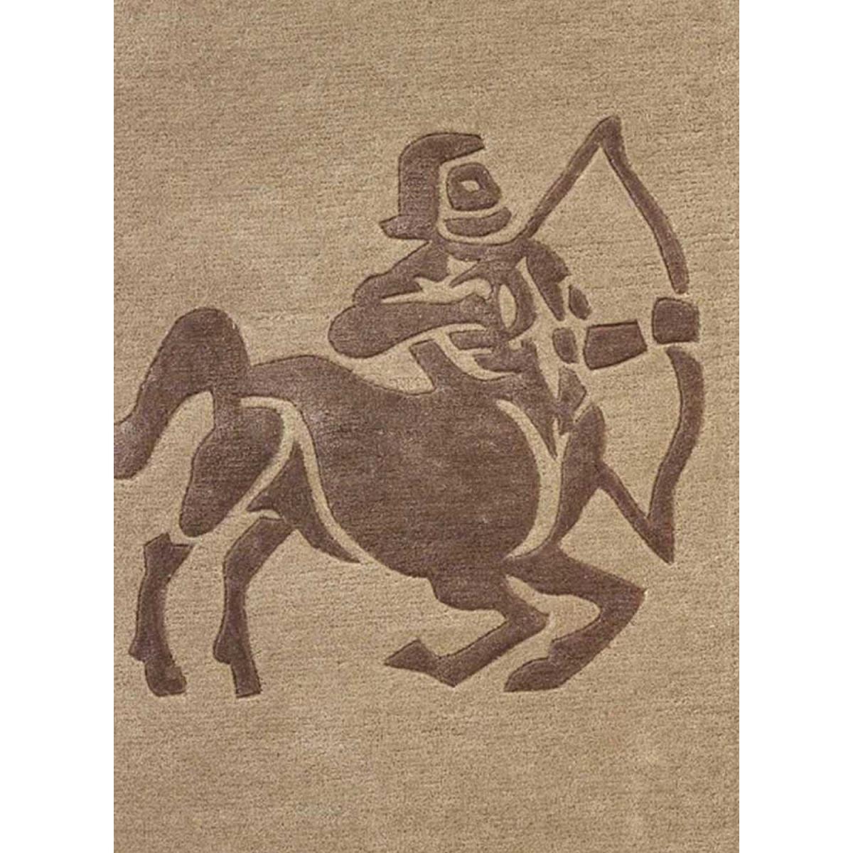 Tapis salon et chambre fait main en laine motif géométrique CODE