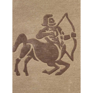 Tapis salon et chambre fait main en laine motif géométrique CODE