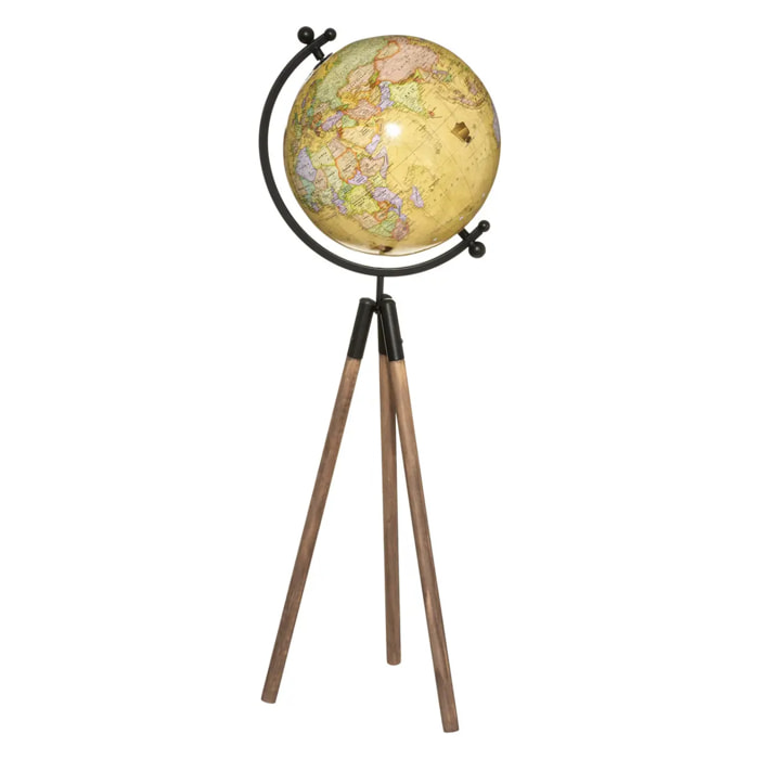 Globe sur trépied "Wild" H75cm