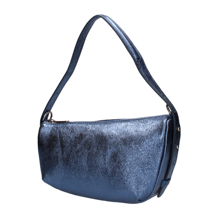 Borsa a spalla da donna In Vera pelle Made in Italy 26x15x10 cm