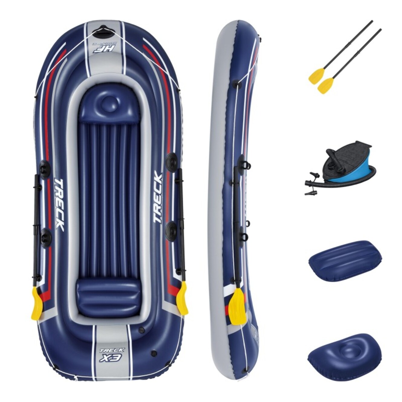 Bestway Bateau gonflable Treck X3 set Hydro-Force 307 x 126 cm