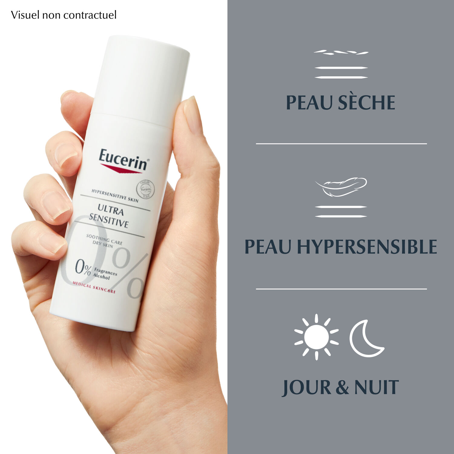 UltraSensible - Soin Calmant Nourissant Hydratant - Peaux Sèches et Sensibles - 50 ml