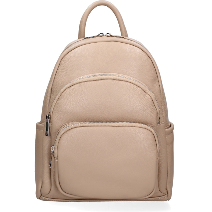 Zaino da donna Made in Italy - Modello Valoria Pro - 100% pelle - 26.0 x 31.0 x 11.0 cm