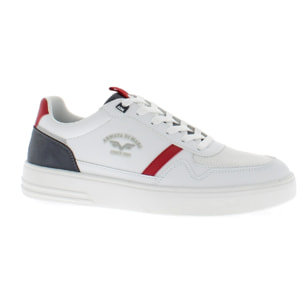 Armata di Mare Scarpe Uomo Sneakers Casual Stringate con Soletta Rimovibile in Memory Foam AMU S24M534 Off White Red