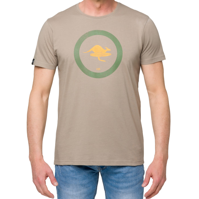 T-shirt KAILUA 100% cotone Khaki
