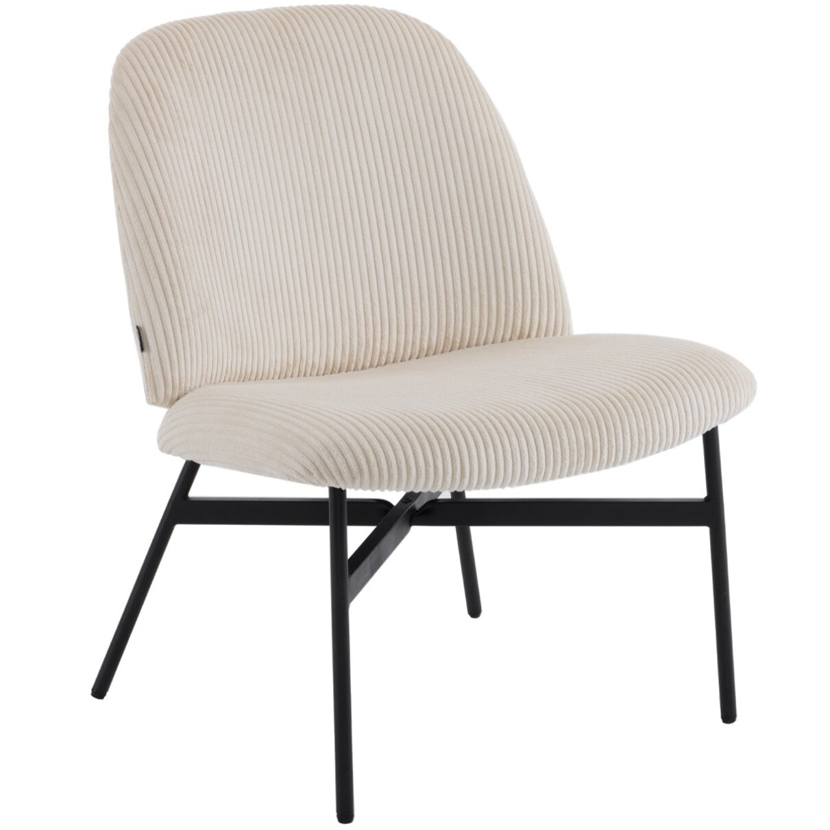 Fauteuil en velours côtelé - PETRA