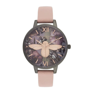 Reloj Olivia Burton OB16TW02 Mujer Analogico Cuarzo con Correa de Cuero