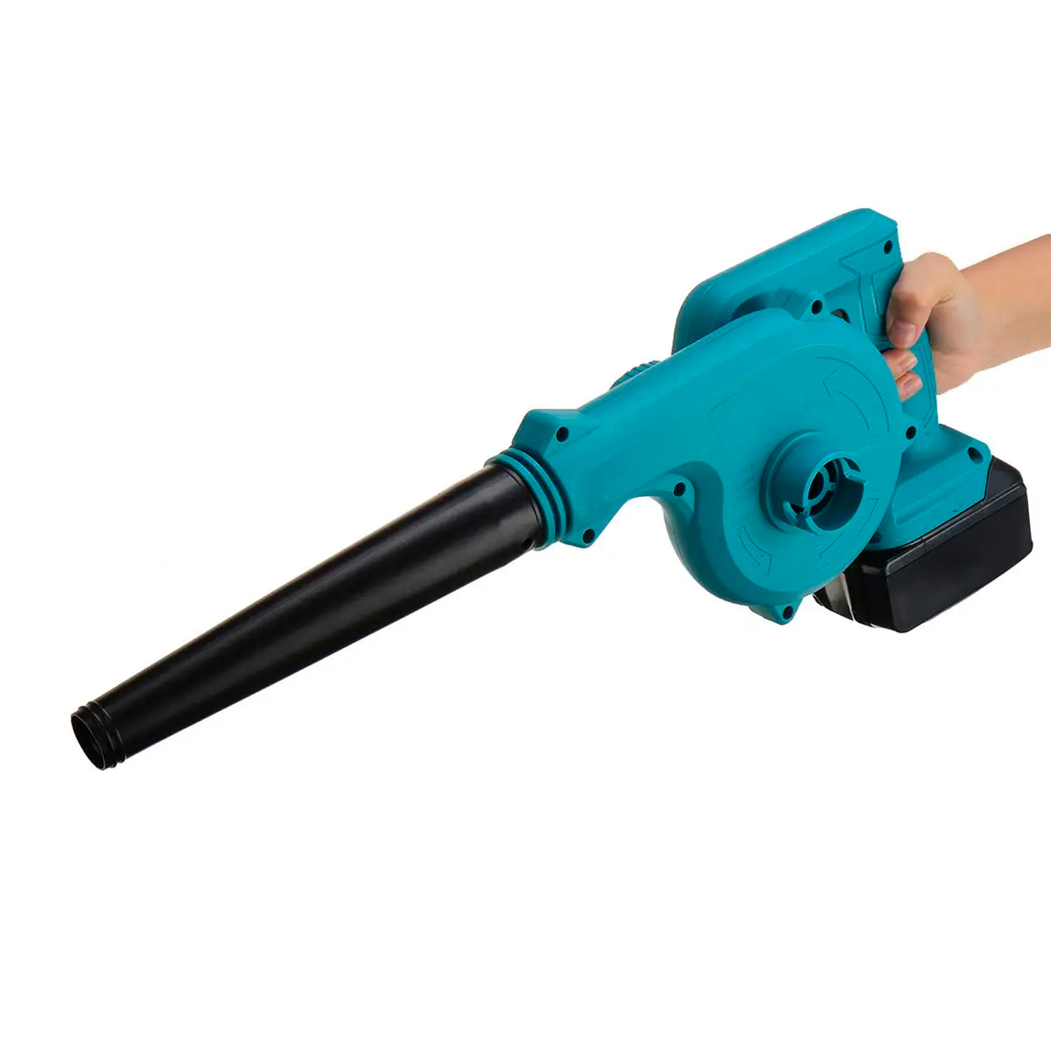 Soplador de hojas eléctrico e inalámbrico, 2x 3000mAh, 2.8 m3/min y 16000 rpm.