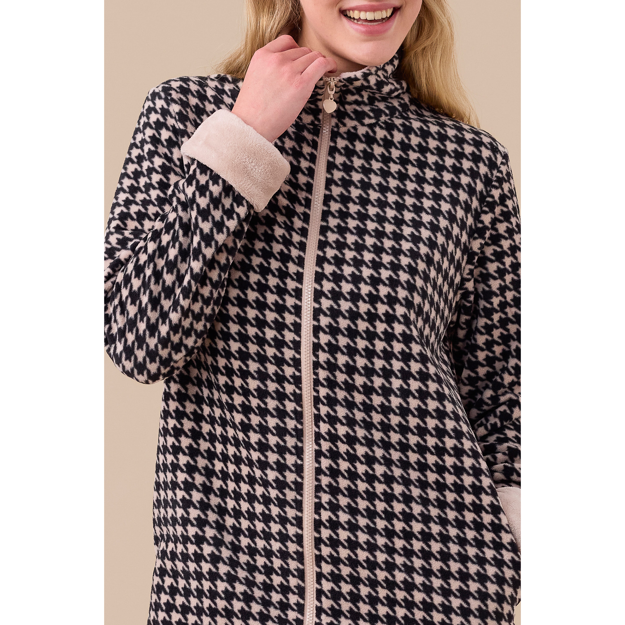 Vestaglia donna micropile articolo poule. Noidinotte