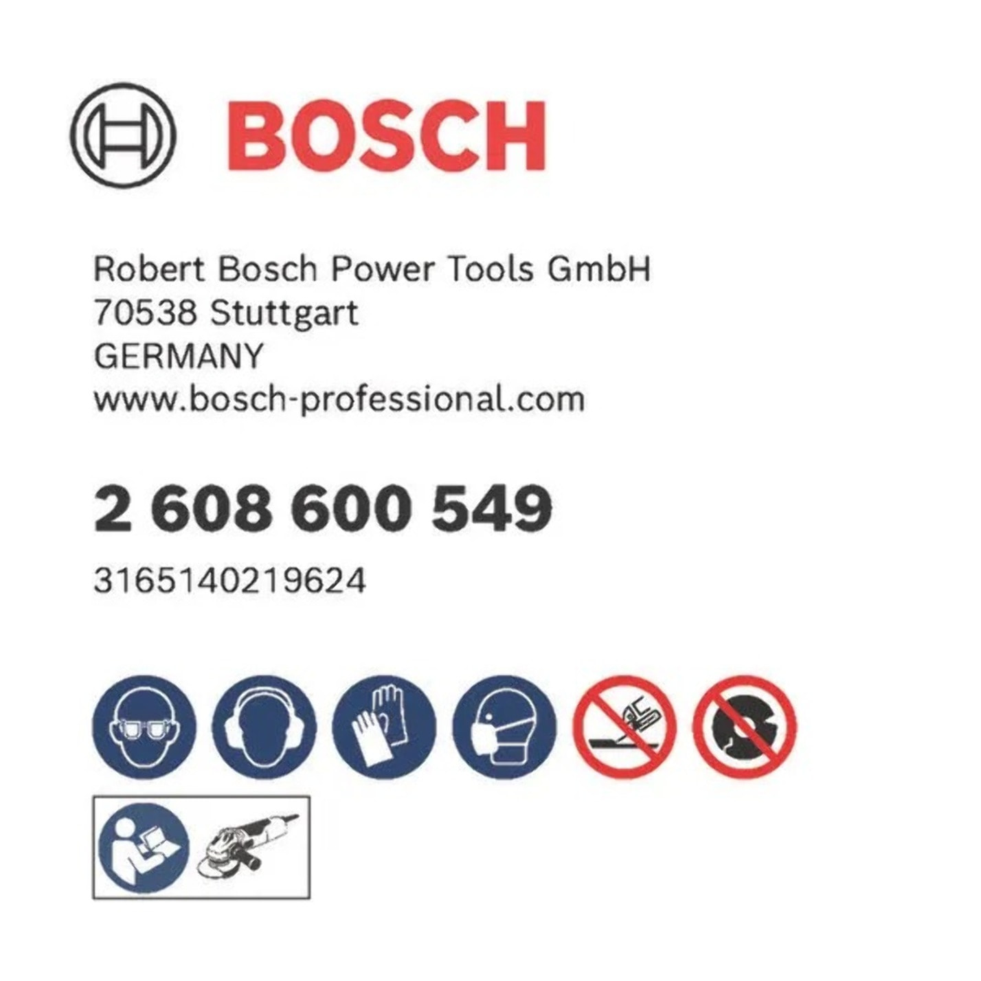 Disque à tronçonner PRO à moyeu standard plat pour acier inoxydable et métal - 125 x 1 x 22,23 mm - BOSCH - 2608603171