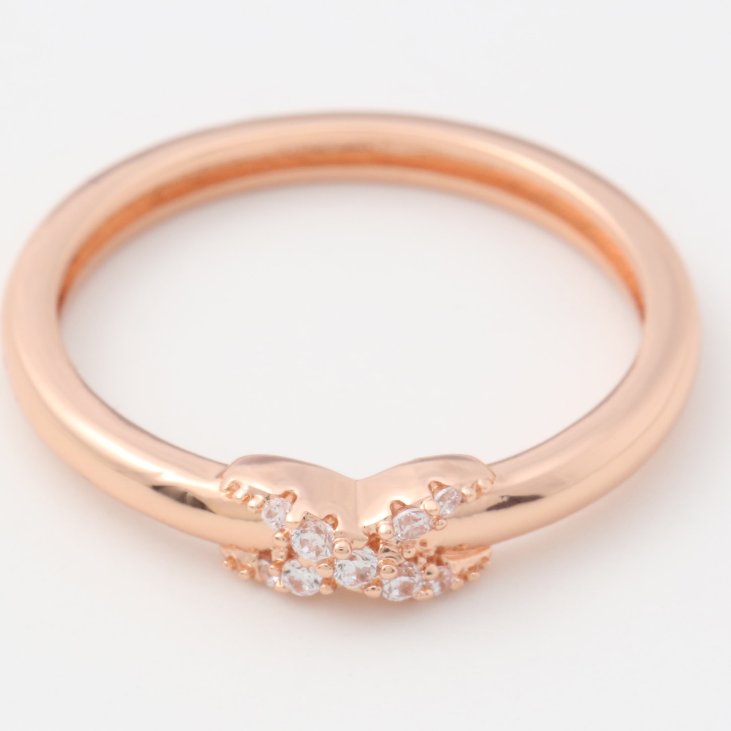 Anello U.S. Polo Assn. In metallo placcato oro rosa