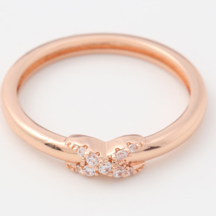 Anello U.S. Polo Assn. In metallo placcato oro rosa
