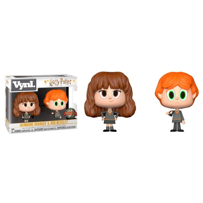 Harry Potter Funko Pop Film Vinile Figura Ron ed Hermione 9 cm Esclusiva