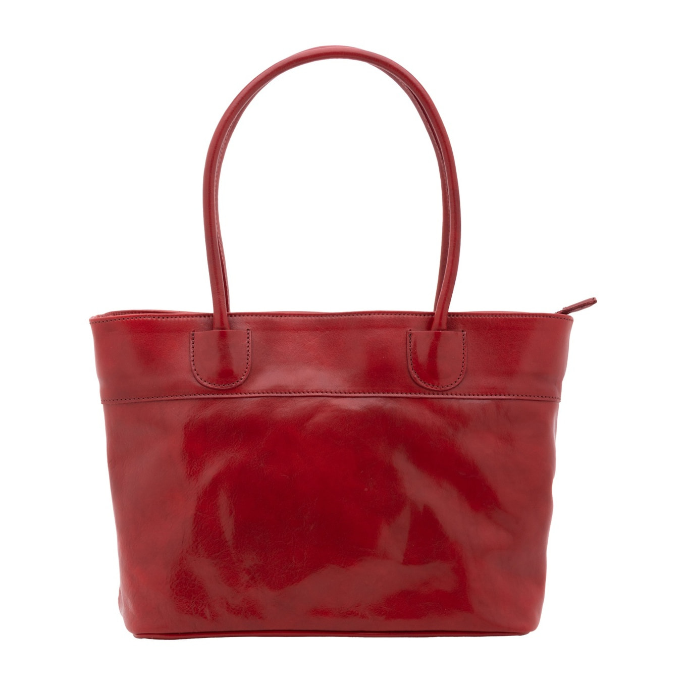 Borsa a tracolla da uomo in vera pelle - Modello False - 100% pelle - 40.0 x 27.0 x 14.0 cm
