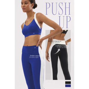 Leggings sportivi donna Blu