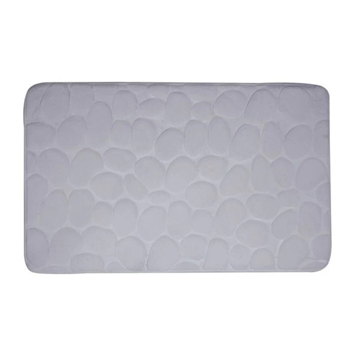 Tapis de bain Microfibre PEBBLE Gris MSV