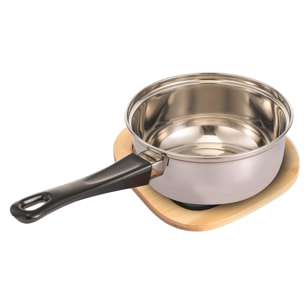 Salvamanteles ELIE 17x17cm color Negro con diseño industrial