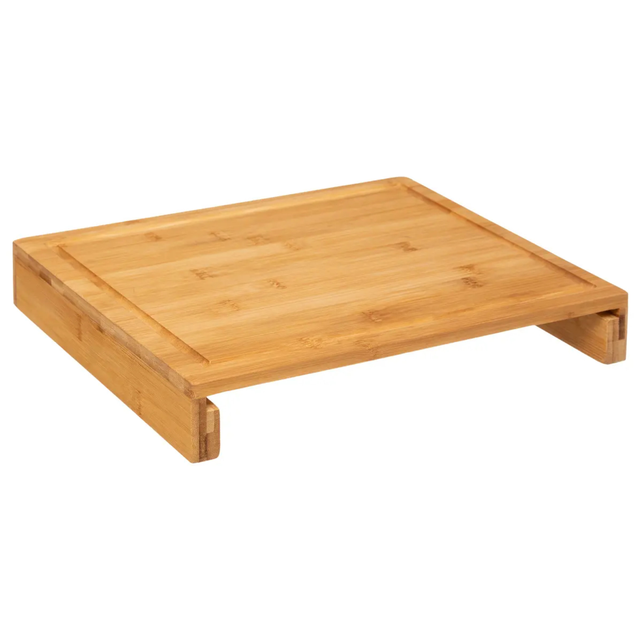 Planche à découper 35x28cm bambou bac inox