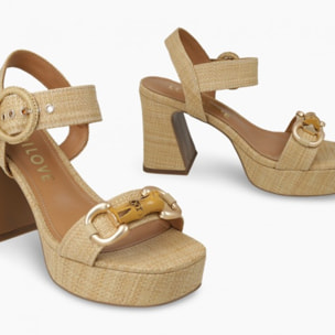SANDALIAS BEIGE PE5497