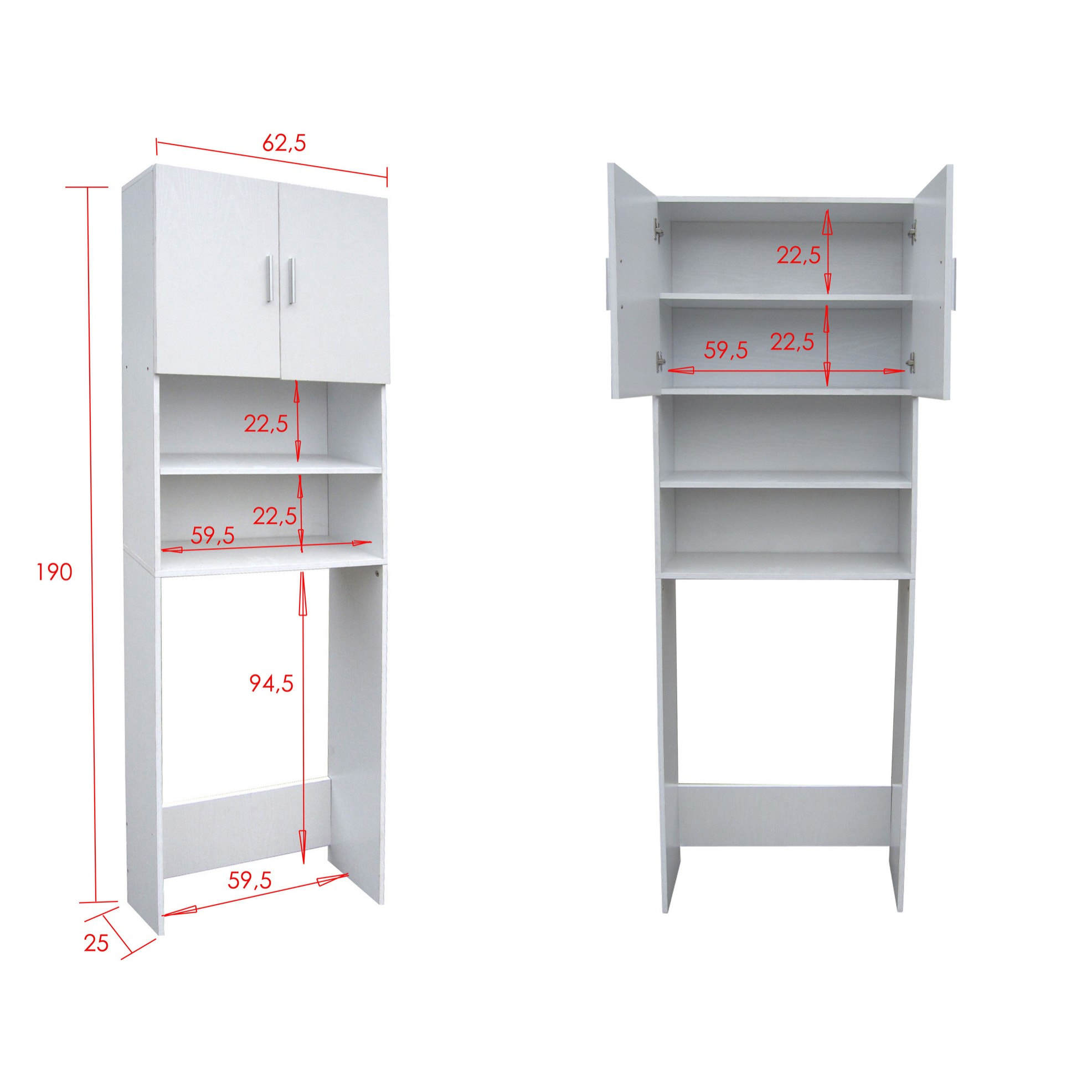 Tomasucci Armoire au dessus de machine à laver LAVERIE - A Multicolore