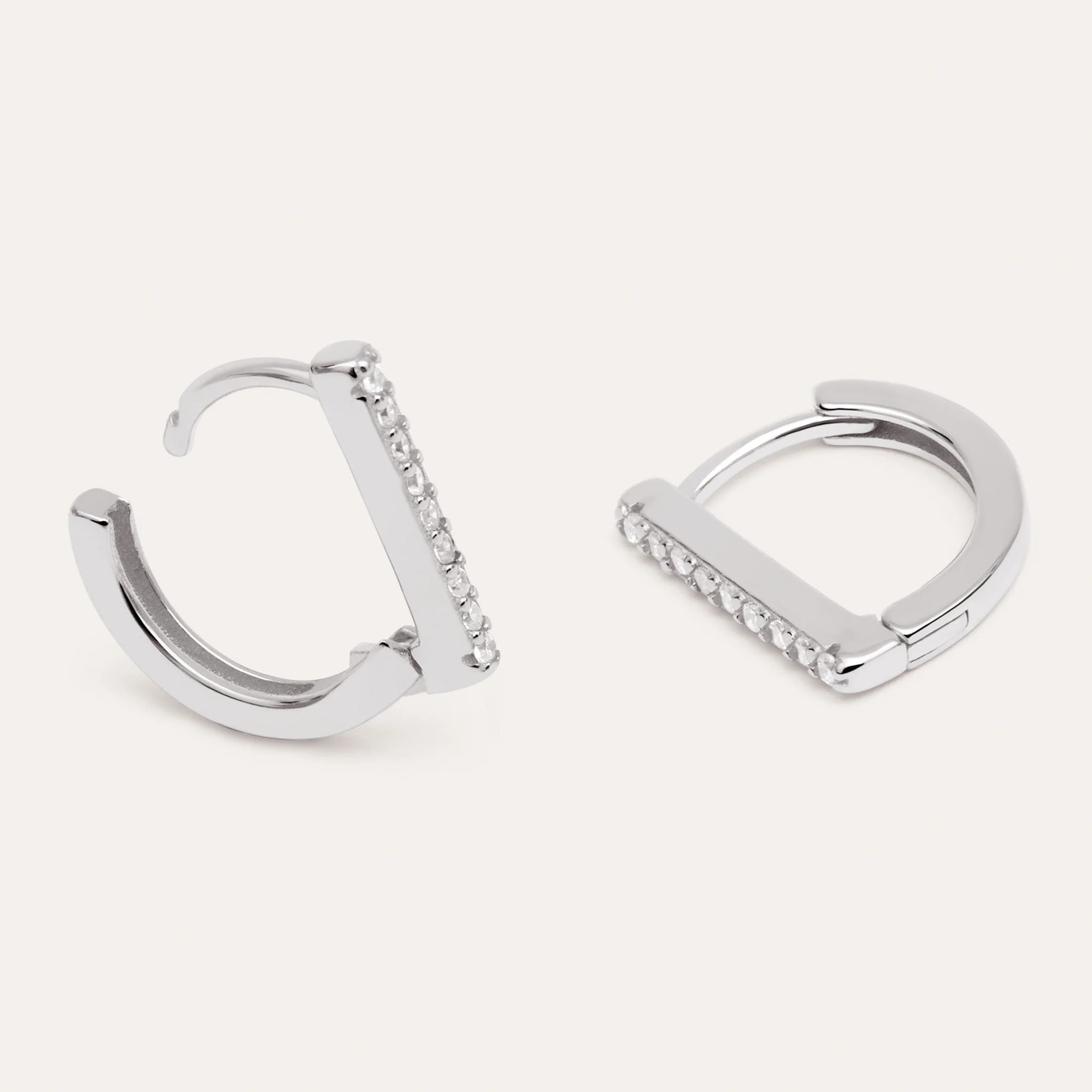 Orecchino Dina Sparks in Argento