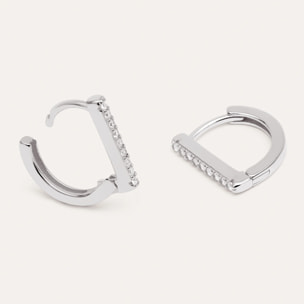 Orecchino Dina Sparks in Argento