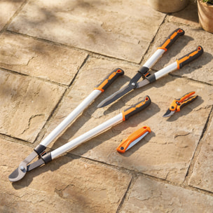 Ensemble 4 pièces taille-haies ébrancheur sécateur scie pliable