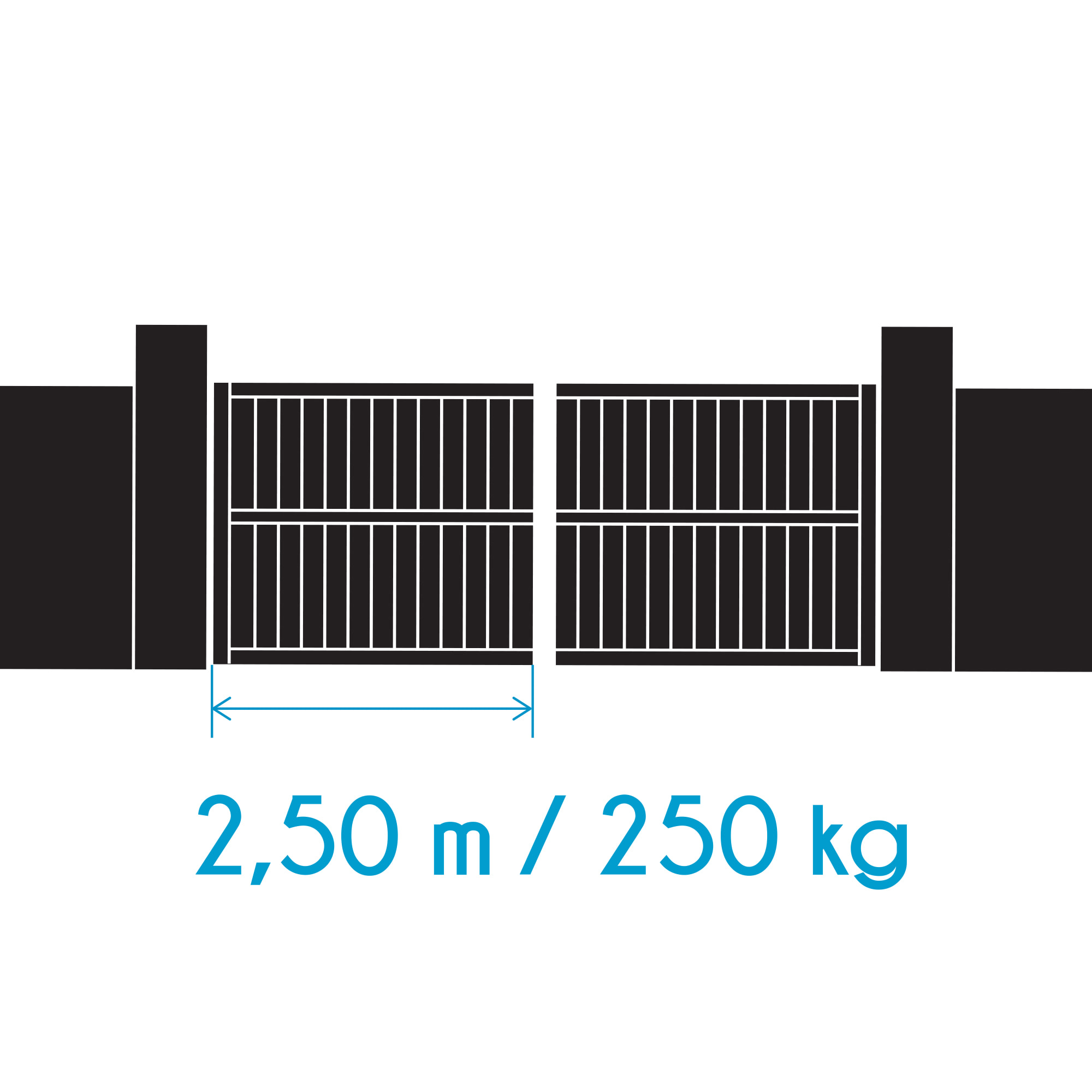 Motorisation pour portail à battants Avidsen ORANE SE + kit solaire + 2 télécommandes supplémentaires (3 en tout)