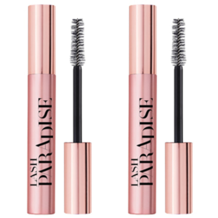 L'Oréal Paris Lot de 2 Mascaras Lash Paradise Noir + Noir Intense