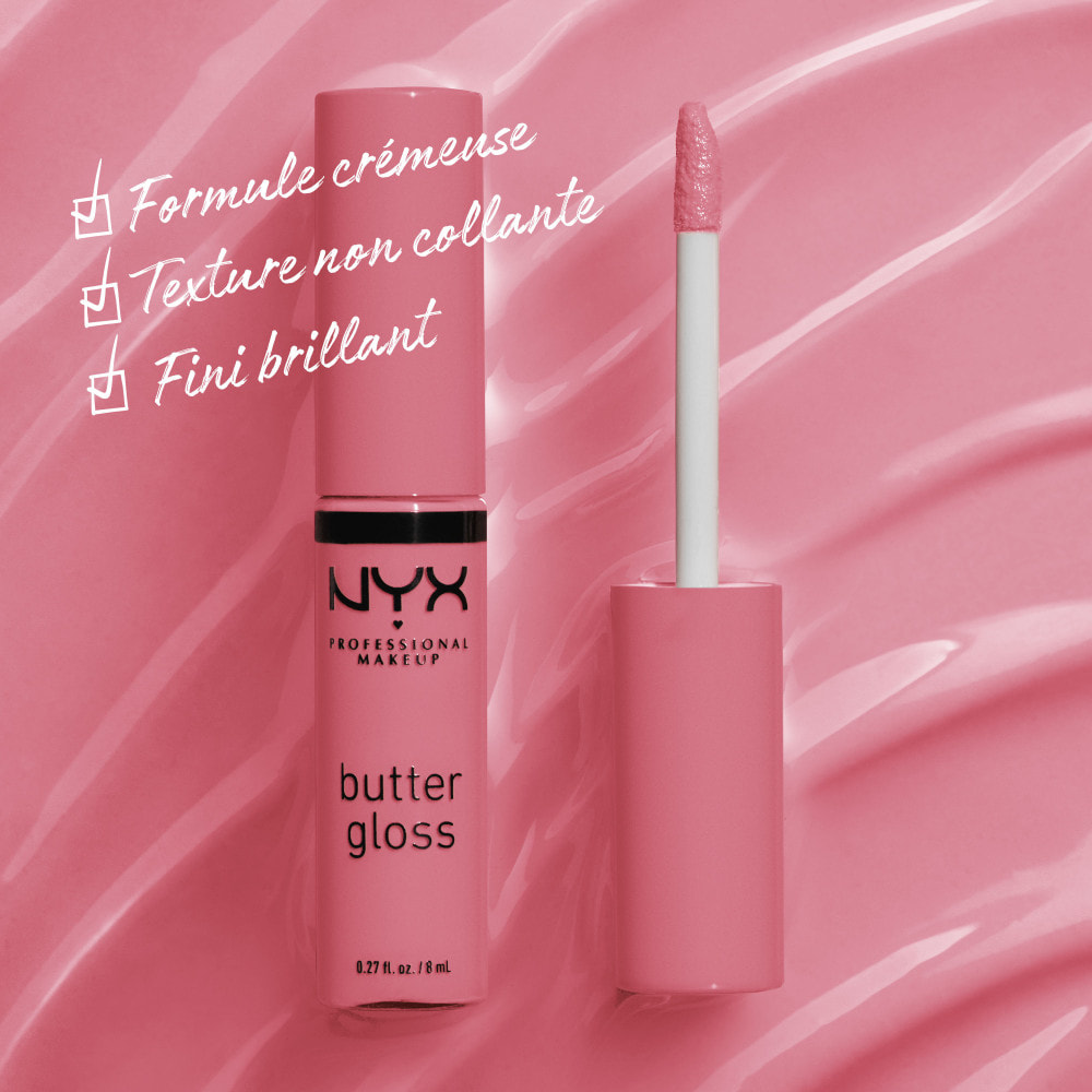 NYX Professional Makeup Butter Gloss Gloss Angel's Food Cake