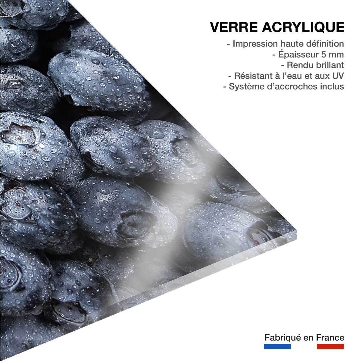 Tableau fruit cure de cassis  Tableau plexiglas