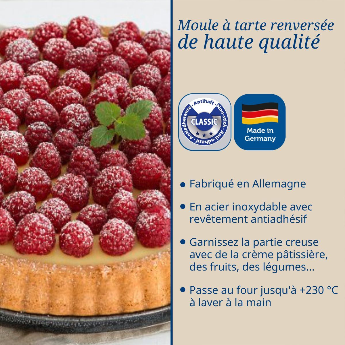 Moule à tarte renversée Dr.Oetker Tradition