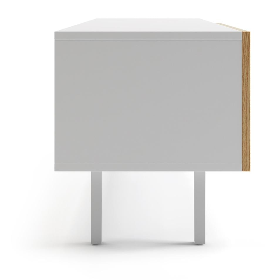 Mueble TV blanco para salón, comedor o habitación de diseño nórdico