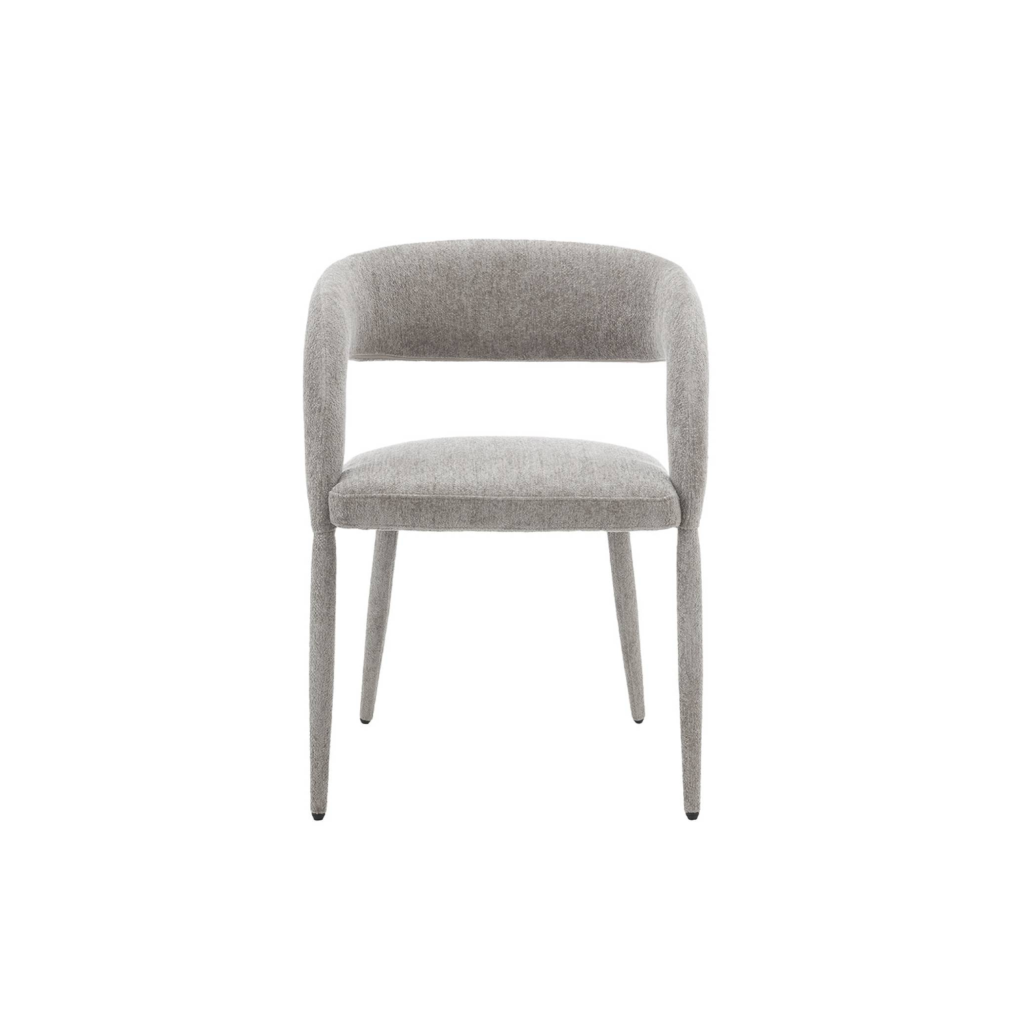 Fauteuil contemporain tissu (lot de 2) ALESSIA