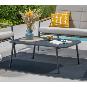 Salon de jardin  en aluminium - 4 places - ARCACHON