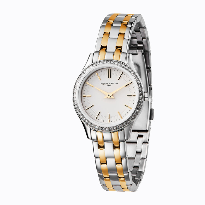 Reloj Pierre Cardin CF.0607.SU.G Mujer Analogico Cuarzo con Correa de Acero inoxidable