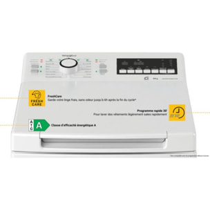 Lave linge top WHIRLPOOL TDLR6265FR